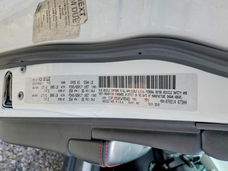 2015 Jeep Cherokee Trailhawk