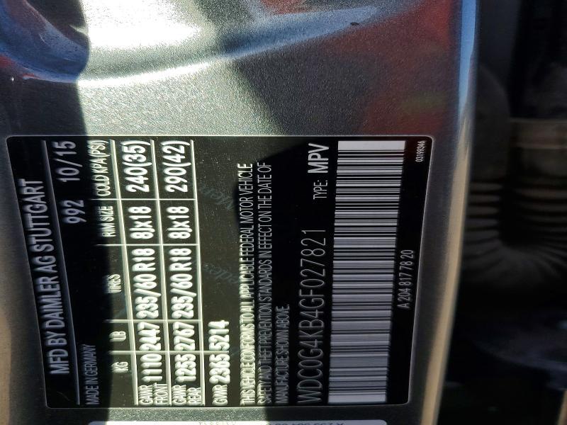 2016 Mercedes-Benz Glc 300 4matic