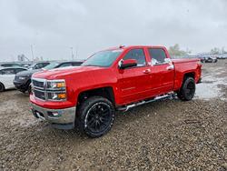 Salvage trucks for sale at Magna, UT auction: 2015 Chevrolet Silverado K1500 LT
