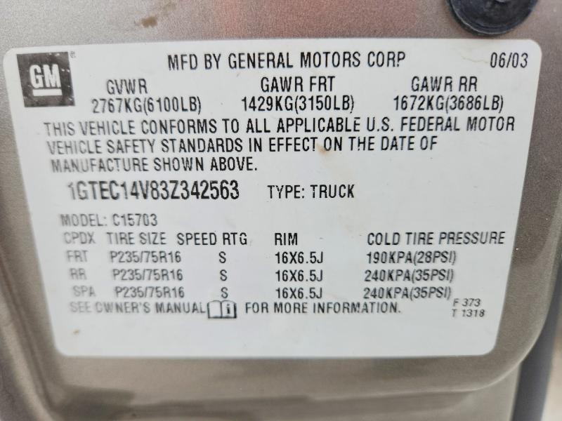 2003 GMC New Sierra C1500