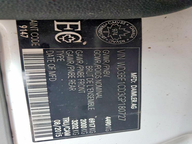 2016 Mercedes-Benz Sprinter 3500