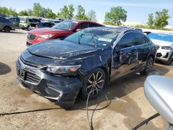 Chevrolet salvage cars for sale: 2016 Chevrolet Malibu LT