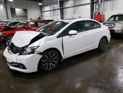 Honda salvage cars for sale: 2015 Honda Civic EXL