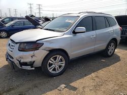 Salvage cars for sale from Copart Elgin, IL: 2010 Hyundai Santa FE SE