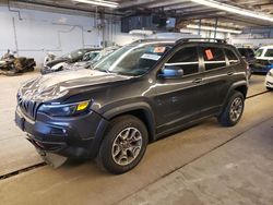 Jeep Cherokee salvage cars for sale: 2021 Jeep Cherokee Trailhawk
