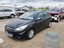 Hyundai Accent salvage cars for sale: 2013 Hyundai Accent GLS