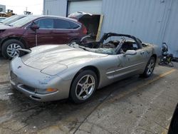 Salvage cars for sale from Copart Chicago Heights, IL: 2000 Chevrolet Corvette