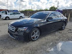 Salvage cars for sale from Copart Homestead, FL: 2018 Mercedes-Benz E 300