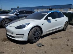 Vehiculos salvage en venta de Copart Woodhaven, MI: 2023 Tesla Model 3