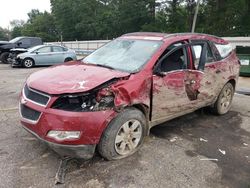 Chevrolet salvage cars for sale: 2012 Chevrolet Traverse LT