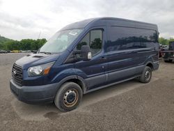Salvage cars for sale from Copart Ellwood City, PA: 2015 Ford Transit T-150