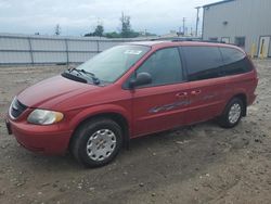 Chrysler salvage cars for sale: 2002 Chrysler Town & Country LX