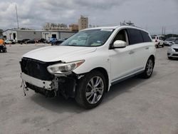 Salvage cars for sale from Copart New Orleans, LA: 2014 Infiniti QX60