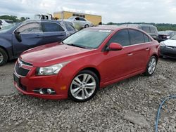 Chevrolet Cruze LTZ salvage cars for sale: 2012 Chevrolet Cruze LTZ