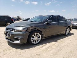 Salvage cars for sale from Copart Amarillo, TX: 2017 Chevrolet Malibu LT