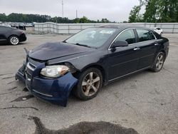 Salvage cars for sale from Copart Dunn, NC: 2012 Chevrolet Malibu 1LT