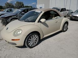 Volkswagen Beetle salvage cars for sale: 2008 Volkswagen New Beetle Convertible SE