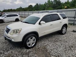 Salvage cars for sale from Copart Memphis, TN: 2008 GMC Acadia SLT-2