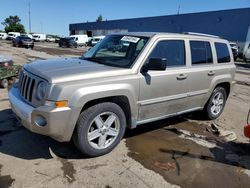 Jeep salvage cars for sale: 2010 Jeep Patriot Limited