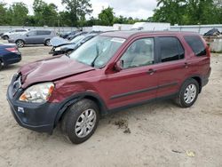 Honda salvage cars for sale: 2006 Honda CR-V EX