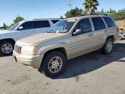 Jeep Grand Cherokee salvage cars for sale: 1999 Jeep Grand Cherokee Limited