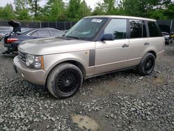 Vehiculos salvage en venta de Copart Waldorf, MD: 2003 Land Rover Range Rover HSE