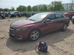 Salvage cars for sale from Copart Central Square, NY: 2016 Chevrolet Malibu LS