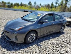 Salvage cars for sale from Copart Windham, ME: 2016 Toyota Prius