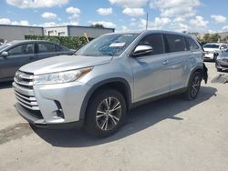 Salvage cars for sale from Copart Orlando, FL: 2019 Toyota Highlander LE