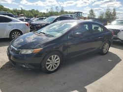 Salvage cars for sale from Copart Duryea, PA: 2012 Honda Civic EX