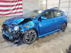 Salvage cars for sale from Copart Columbia, MO: 2017 Toyota Corolla IM