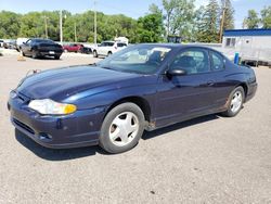 Chevrolet Montecarlo salvage cars for sale: 2001 Chevrolet Monte Carlo SS