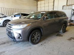 Salvage cars for sale from Copart Abilene, TX: 2018 Toyota Highlander SE