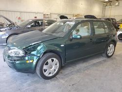 Volkswagen Golf salvage cars for sale: 2001 Volkswagen Golf GLS