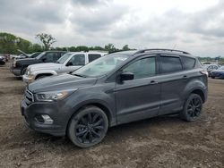 Vehiculos salvage en venta de Copart Des Moines, IA: 2018 Ford Escape SEL