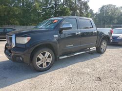 Salvage cars for sale from Copart Greenwell Springs, LA: 2012 Toyota Tundra Crewmax Limited
