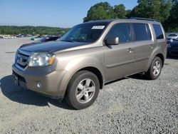 Salvage cars for sale from Copart Concord, NC: 2009 Honda Pilot EXL