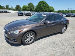 Salvage cars for sale from Copart Mocksville, NC: 2015 Infiniti Q50 Base