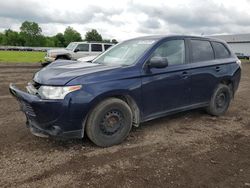 Salvage cars for sale from Copart Columbia Station, OH: 2014 Mitsubishi Outlander ES