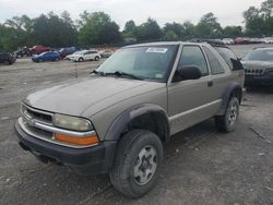 Chevrolet Blazer salvage cars for sale: 2001 Chevrolet Blazer