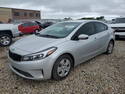 KIA Forte lx salvage cars for sale: 2017 KIA Forte LX