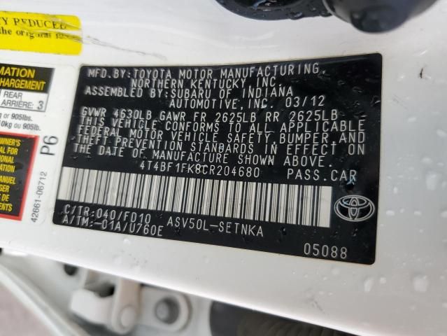 2012 Toyota Camry Base