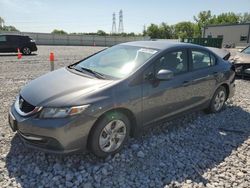 Honda salvage cars for sale: 2013 Honda Civic LX