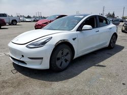 Tesla Vehiculos salvage en venta: 2022 Tesla Model 3