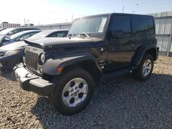 Salvage cars for sale from Copart Elgin, IL: 2014 Jeep Wrangler Sahara