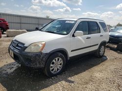 Honda crv salvage cars for sale: 2006 Honda CR-V EX