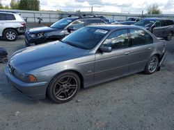 BMW salvage cars for sale: 2002 BMW 540 I Automatic