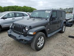 Jeep Wrangler Unlimited Sport salvage cars for sale: 2019 Jeep Wrangler Unlimited Sport