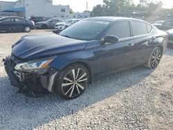 Nissan Altima sr salvage cars for sale: 2019 Nissan Altima SR