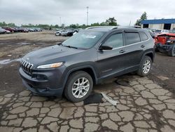 2016 Jeep Cherokee Latitude en venta en Woodhaven, MI